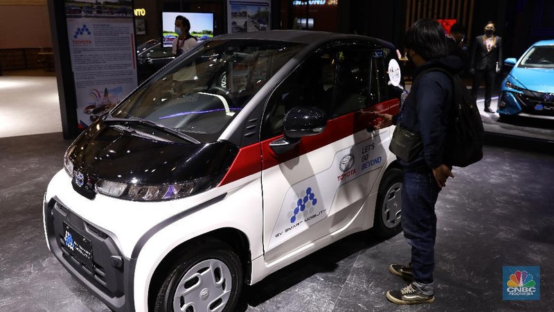 Toyota C+Pod. CNBC Indonesia/Andrean Kristianto