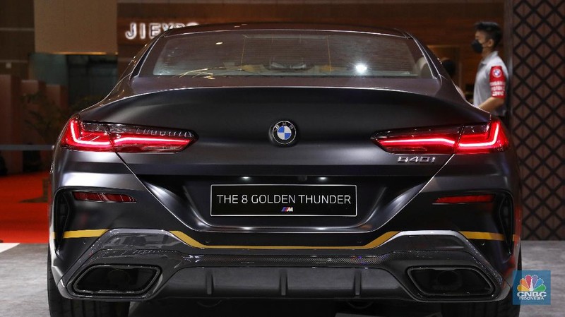 BMW 840i Gran Coupe Golden Thunder. CNBC Indonesia/Andrean Kristianto