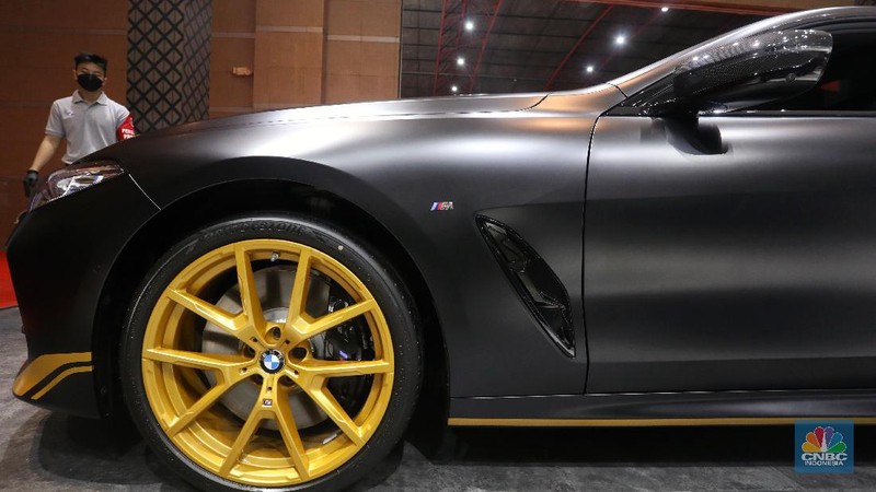 BMW 840i Gran Coupe Golden Thunder. CNBC Indonesia/Andrean Kristianto