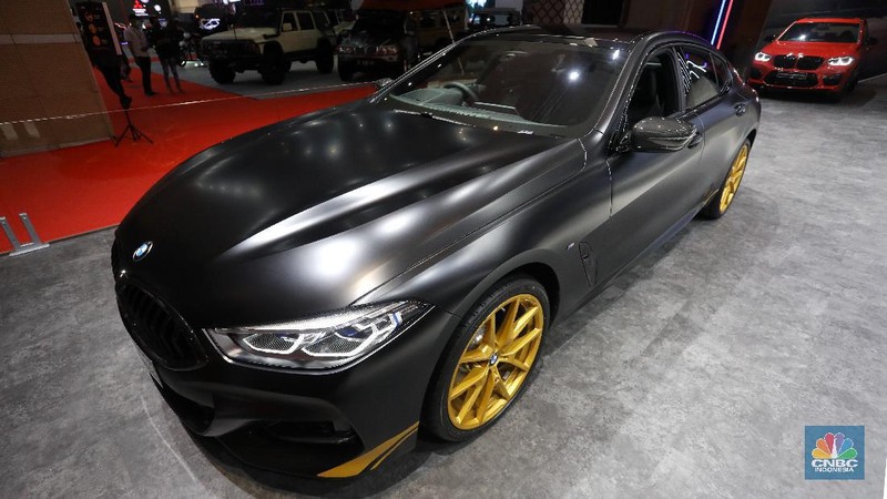 BMW 840i Gran Coupe Golden Thunder. CNBC Indonesia/Andrean Kristianto