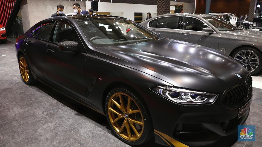 BMW 840i Gran Coupe Golden Thunder. CNBC Indonesia/Andrean Kristianto