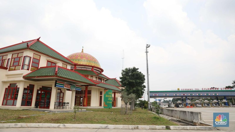 Desain Oriental Masjid Babah Alun. CNBC Indonesia/Muhammad Sabki