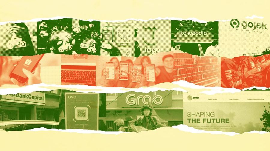 Infografis: Pertarungan Sengit Dunia Digital RI: Shopee vs Grab vs Gojek