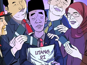 Kian Menggunung, Ini Daftar Negara Pemberi Utang Buat RI