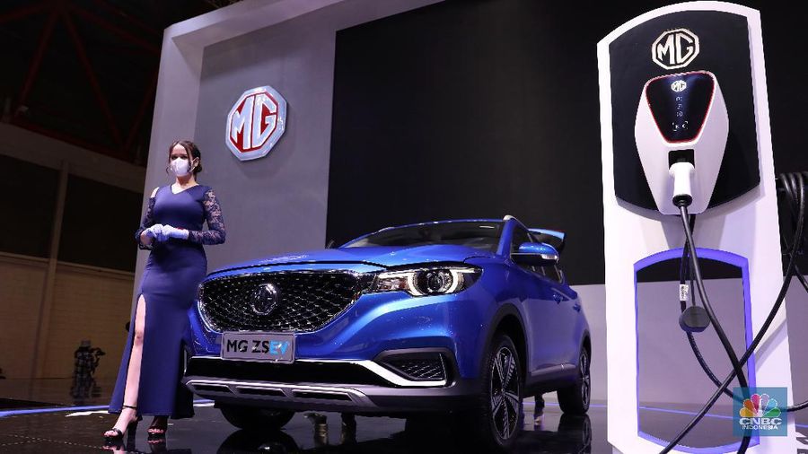 Morris Garages (MG) Motor Indonesia. CNBC Indonesia/Andrean Kristianto