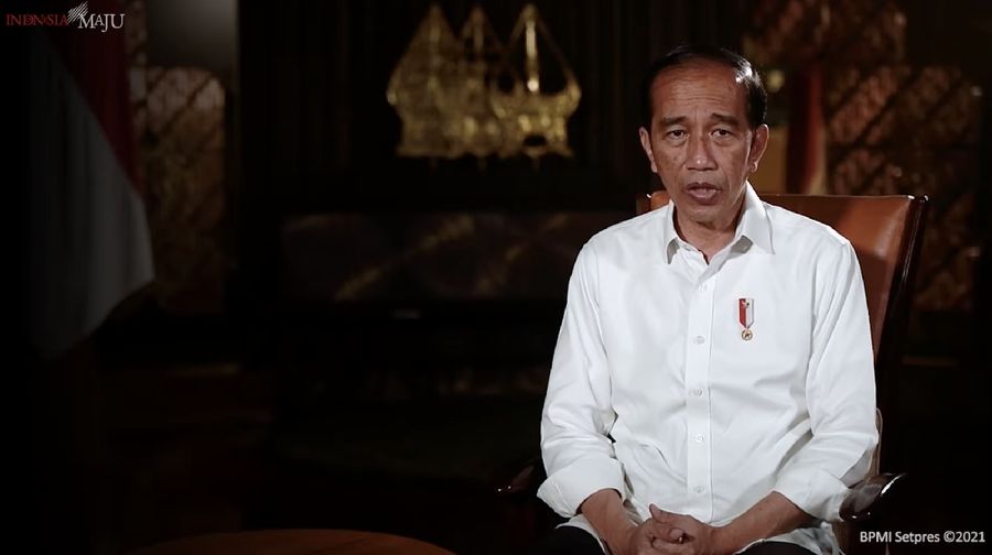 Penjelasan Presiden Joko Widodo terkait larangan mudik, 16 April 2021