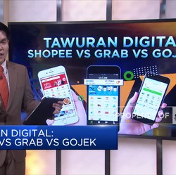 Tawuran Digital Shopee VS grab VS Gojek