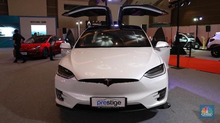 Tesla Model X. CNBC Indonesia/Andrean Kristianto Tesla Model X. CNBC Indonesia/Andrean Kristianto