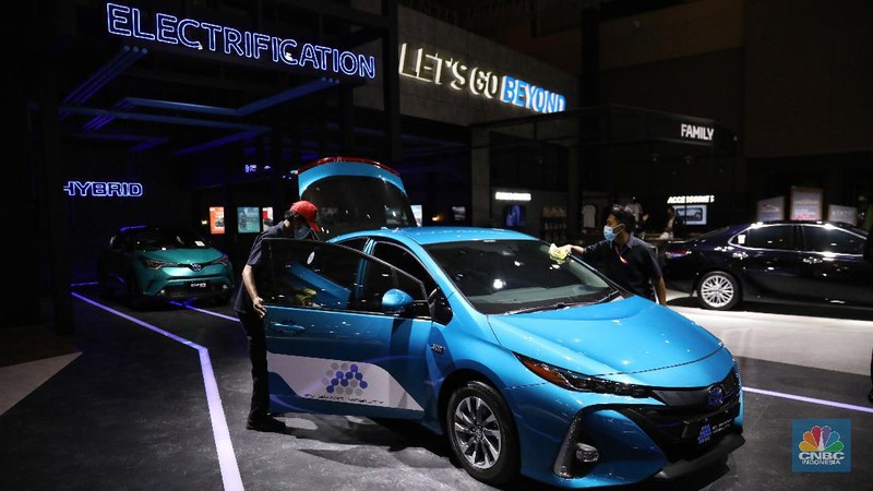 Toyota Prius PHEV. CNBC Indonesia/Andrean Kristianto