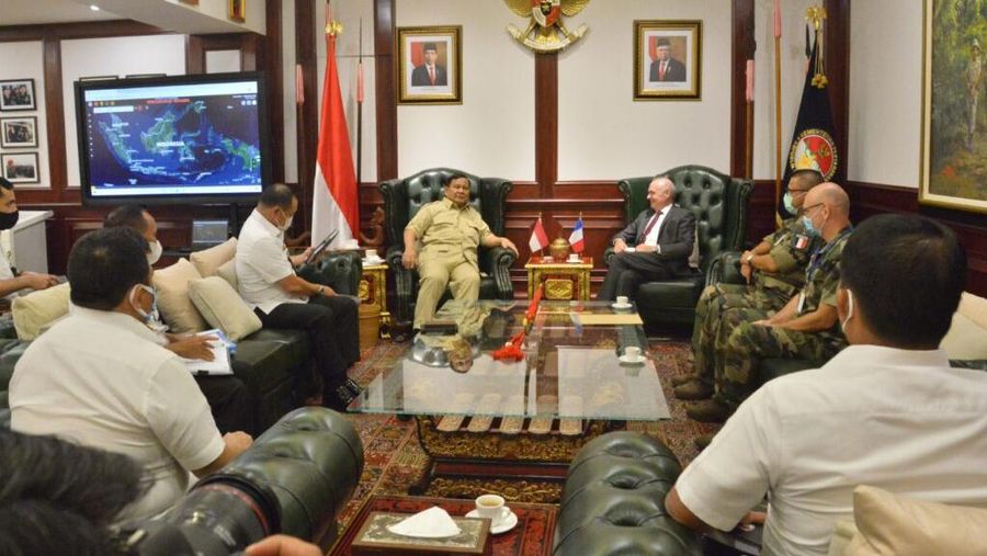 Menhan RI Terima Kunjungan Kehormatan Dubes Prancis (Dok.Kementerian Pertahanan RI)