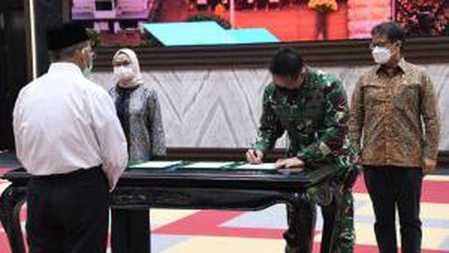 Menkes, Kasad dan Kepala BPOM Tandatangani Nota Kesepahaman Penelitian