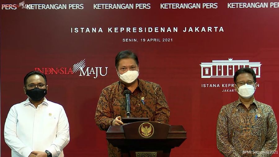 Pers Menteri Terkait Hasil Rapat Terbatas, Kantor Presiden, (Tangkapan Layar Youtube)