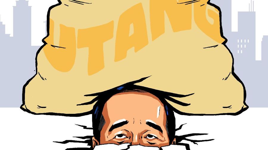 Infografis: Utang LN Nyaris Rp 6.200 T, Apa Benar RI Terancam Bangkrut?