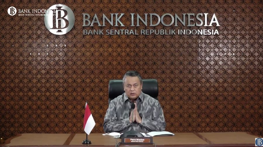 Perry Warjiyo di Rapat Dewan Gubernur (RDG) Bank Indonesia Bulanan (Youtube Bank Indonesia)
