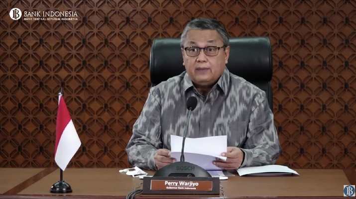 Perry Warjiyo di Rapat Dewan Gubernur (RDG) Bank Indonesia Bulanan (Youtube Bank Indonesia) Perry Warjiyo di Rapat Dewan Gubernur (RDG) Bank Indonesia Bulanan (Youtube Bank Indonesia)
