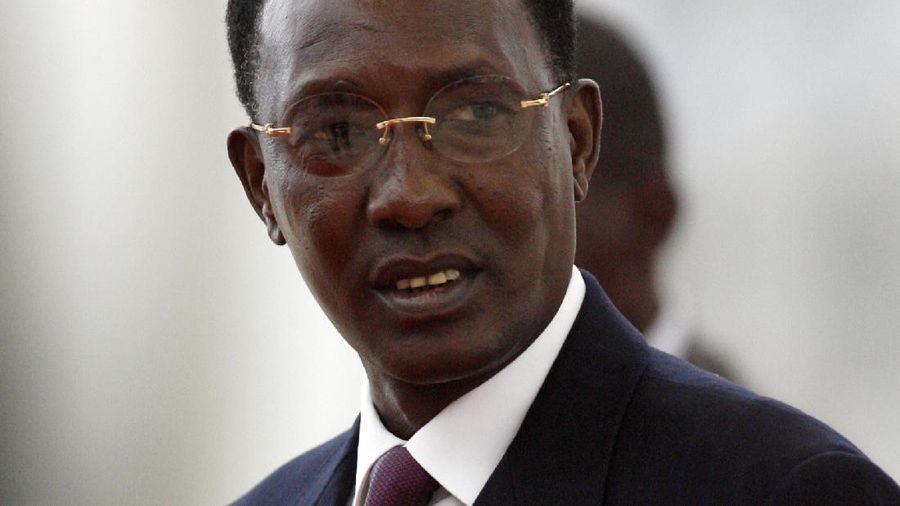 FILE - In this Monday, Jan.13, 2020 file photo, Chad's President Idriss Deby Itno arrives at the G5 Sahel summit in Pau, southwestern France. Chadian President Idriss Deby Itno, who ruled the central African nation for more than three decades, was killed on the battlefield Tuesday, April 20, 2021 in a fight against rebels, the country's top military commander announced on national television and radio. (Regis Duvignau/Pool Photo via AP, File)