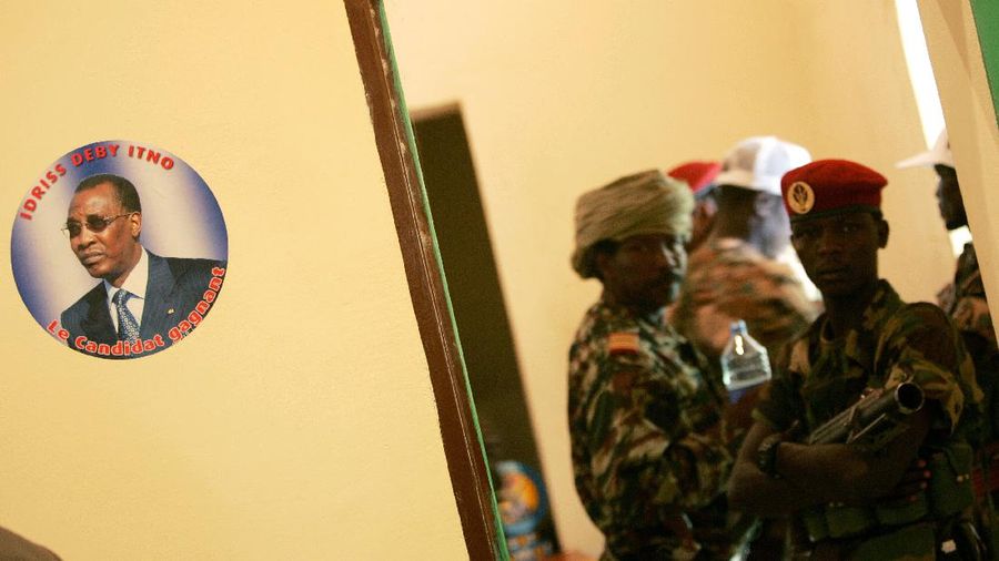 FILE - In this Monday, Jan.13, 2020 file photo, Chad's President Idriss Deby Itno arrives at the G5 Sahel summit in Pau, southwestern France. Chadian President Idriss Deby Itno, who ruled the central African nation for more than three decades, was killed on the battlefield Tuesday, April 20, 2021 in a fight against rebels, the country's top military commander announced on national television and radio. (Regis Duvignau/Pool Photo via AP, File)