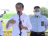 Jokowi Pede RI tidak akan Impor Beras Sampai Akhir Tahun 2021