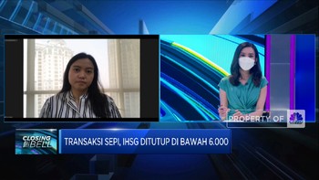Transaksi Sepi, IHSG Ditutup Di Bawah Level 6.000