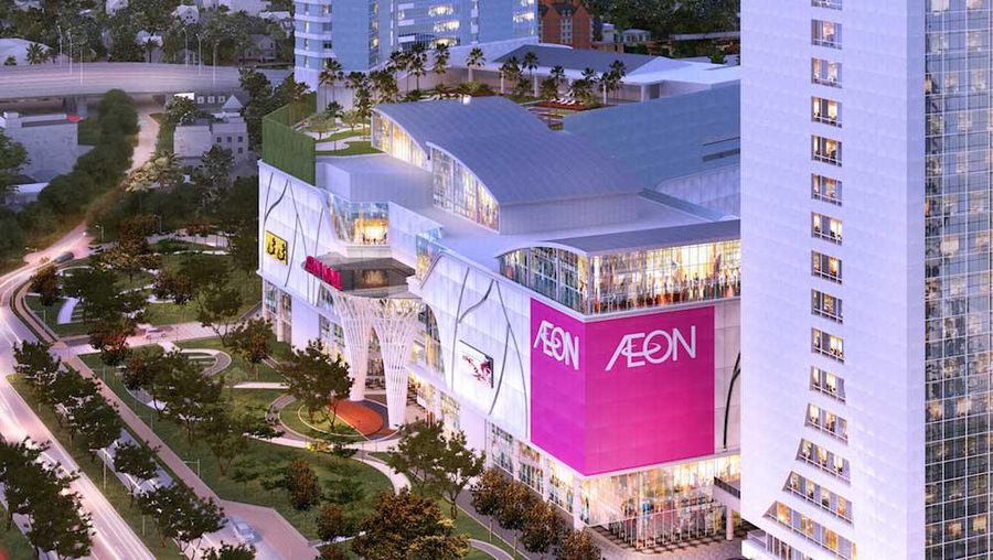 Desain Aeon Mall Tanjung Barat (Southgate Prime Tower)