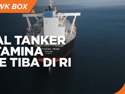 Kapal Tanker Pertamina Pride Tiba di Indonesia
