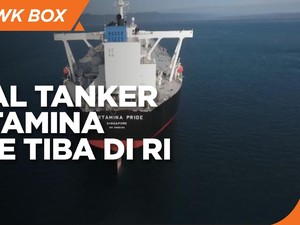 Kapal Tanker Pertamina Pride Tiba di Indonesia