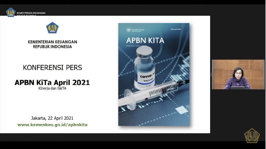 Konferensi Pers APBN KITA Edisi April 2021