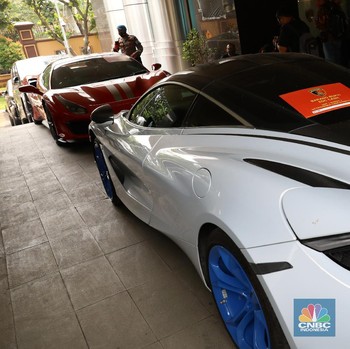 Deretan Mobil Mewah Barang Bukti EDCCash Uang Kripto Bodong