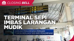 Terminal Sepi Imbas Larangan Mudik