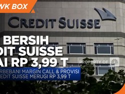 Ada Margin Call, Credit Suisse Bukukan Rugi Bersih Rp 3,99 T