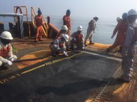 PHE ONWJ Lakukan Pembersihan di Pesisir Pantai Kerawang