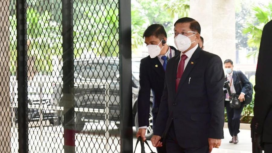 Panglima Militer Myanmar Jenderal Min Aung Hlaing akan hadir pada ASEAN Leaders' Meeting yang digelar pada Sabtu, 24 April 2021, di Jakarta. (Dok:Biro Pers Sekretariat Presiden)