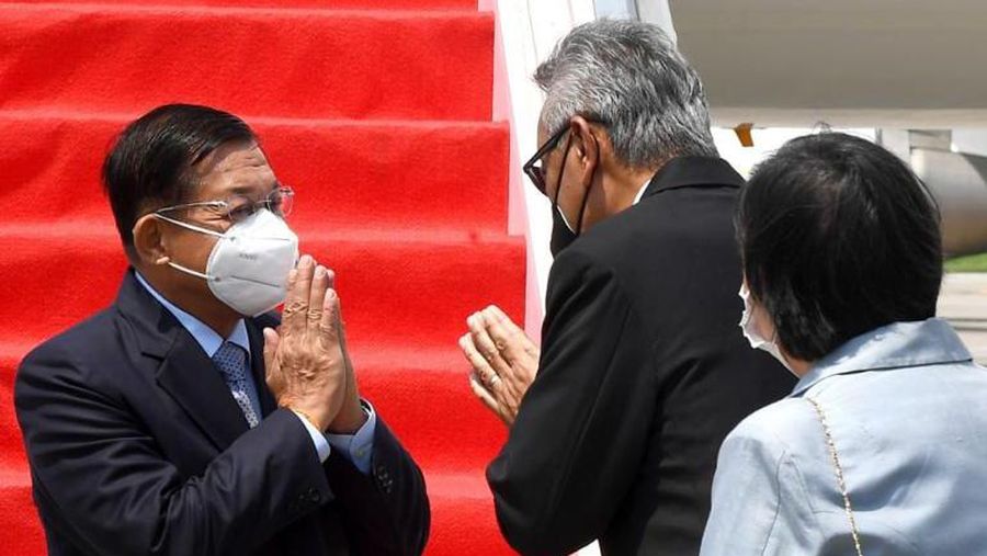 Panglima Militer Myanmar Jenderal Min Aung Hlaing akan hadir pada ASEAN Leaders' Meeting yang digelar pada Sabtu, 24 April 2021, di Jakarta. (Dok:Biro Pers Sekretariat Presiden)