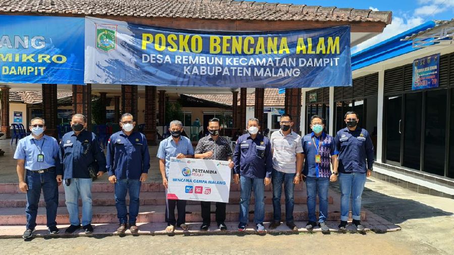 BPH Migas dan Pertamina Tinjau Posko Bencana di Malang