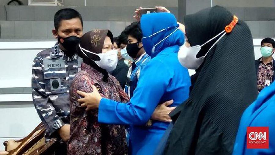 Mensos Tri Rismaharini/Foto: Farid/CNN Indonesia