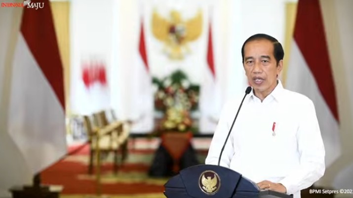 Pernyataan Presiden RI Joko Widodo terkait KRI Nanggala-042, Istana Kepresidenan Bogor, 25 April 2021. (Tangkapan Layar Youtube Sekretariat Presiden) Pernyataan Presiden RI Joko Widodo terkait KRI Nanggala-042, Istana Kepresidenan Bogor, 25 April 2021. (Tangkapan Layar Youtube Sekretariat Presiden)