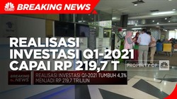 BKPM: Realisasi Investasi Q1-2021 Capai Rp 219,7 Triliun
