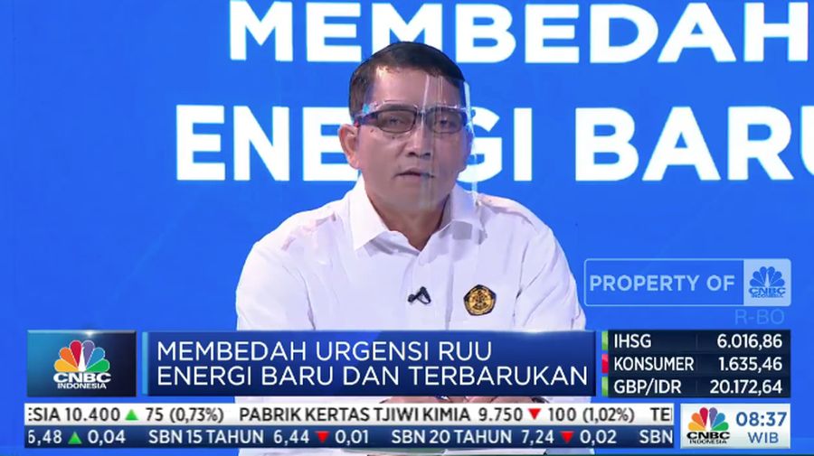 Dirjen EBTKE Kementerian ESDM, Dadan Kusdiana dalam acara New Energy Conference dengan Tema