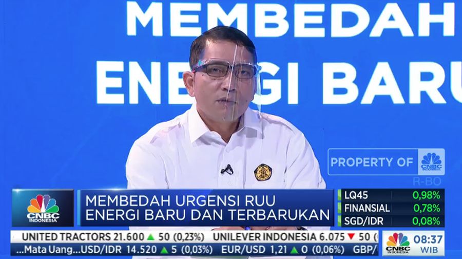 Dirjen EBTKE Kementerian ESDM, Dadan Kusdiana dalam acara New Energy Conference dengan Tema 