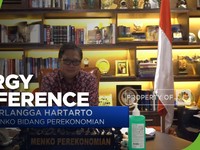 Menko Airlangga: Dorong EBT, RI Berkomitmen Kurangi 29% GRK