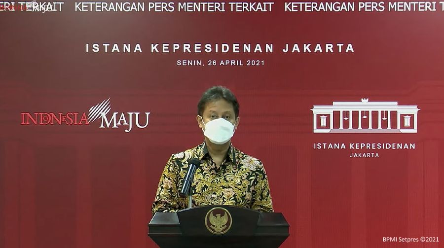 Menteri Kesehatan (Menkes), Budi Gunadi Sadikin (Tangkapan Layar Youtube Sekretariat Presiden)