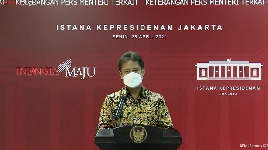 Menteri Kesehatan (Menkes), Budi Gunadi Sadikin (Tangkapan Layar Youtube Sekretariat Presiden)