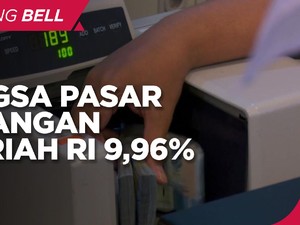 Pangsa Pasar Keuangan Syariah Indonesia Baru 9,96%
