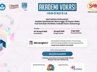 Belajar Fashion Berhadiah, Yuk Ikut Akademi Vokasi Indonesia
