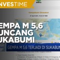 Gempa Magnitudo 5,6 Terjadi Di Sukabumi