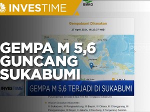 Gempa Magnitudo 5,6 Terjadi Di Sukabumi