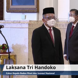 Resmi! Jokowi Lantik Laksana Tri Handoko Sebagai Kepala BRIN