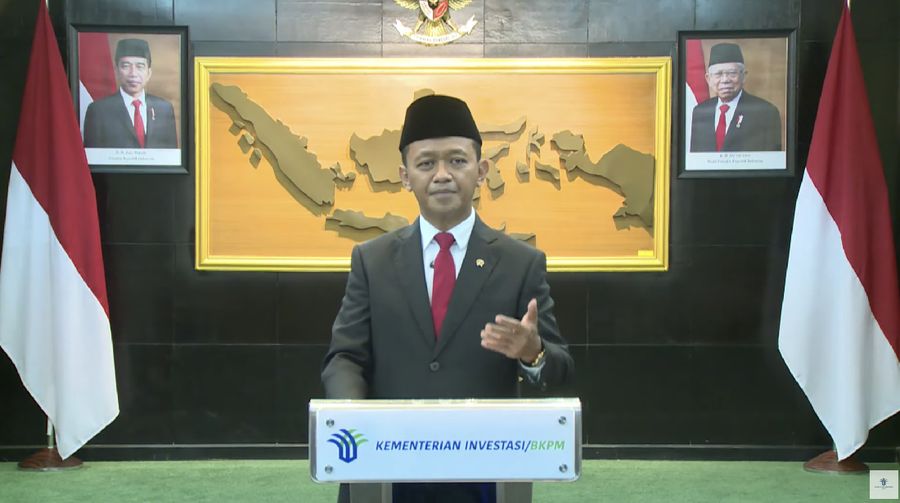 Keterangan Pers Perubahan Status BKPM Menjadi Kementerian Investasi/BKPM (Tangkapan Layar Youtube BKPM)