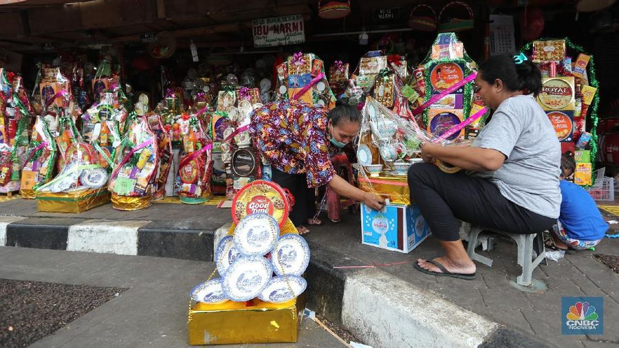 Pedagang Parcel di Barito