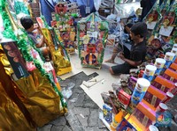 Geliat Penjual Parsel Lebaran yang Mulai Bangkit Saat Pandemi